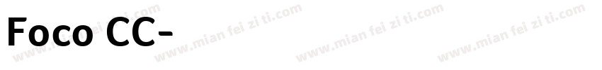 Foco CC字体转换